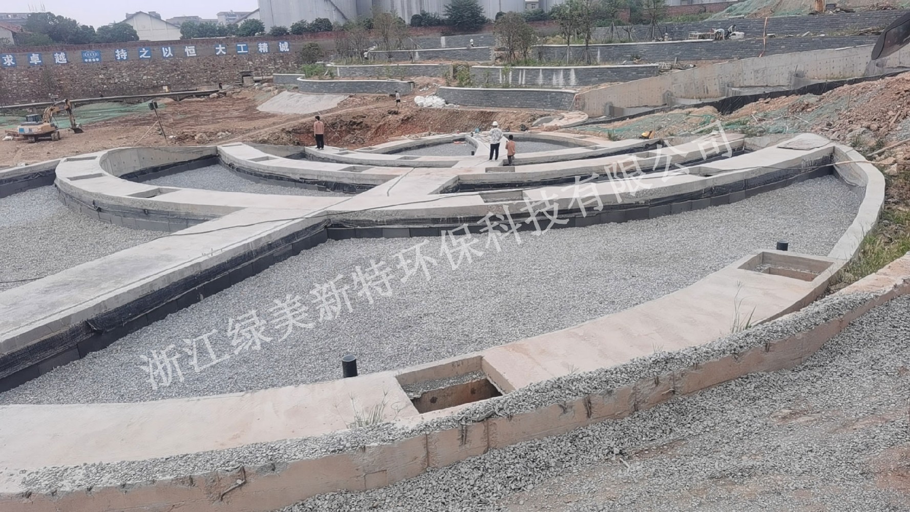 湖南岳阳 河道景观湿地项目